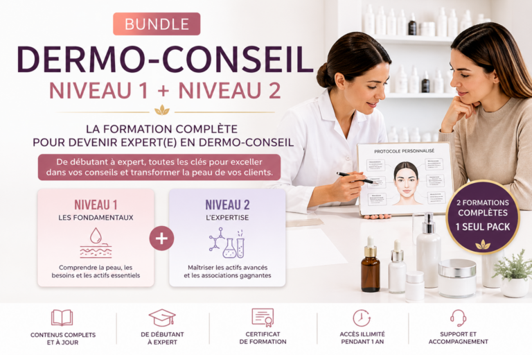 Pack Expert Dermo-Conseil : Niveau 1 + Niveau 2
